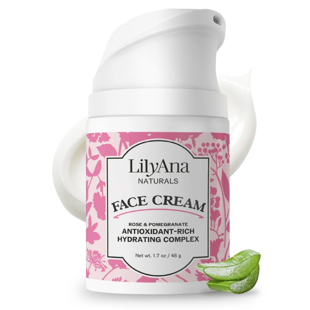 LilyAna Naturals Eye Cream for Dark Circles and Puffiness, Under Eye Cream for Wrinkles and Bags, Anti Aging - helps Improve Dryness; for Sensitive Skin - 1.7 oz - Made in USA