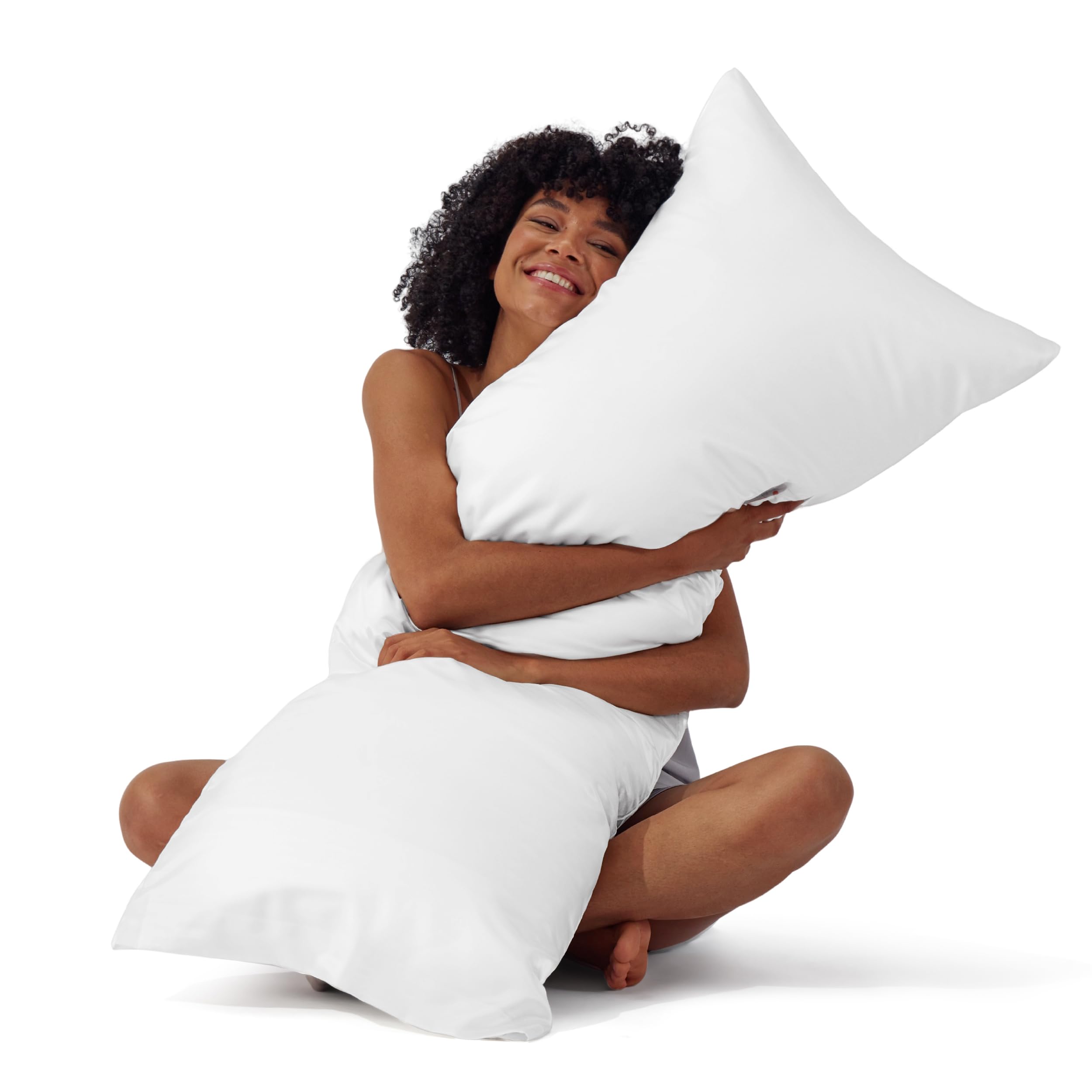 Bedsure Satin Pillowcase, Similar to Silk Pillow Cases Queen Size Set of 2, Cooling Pillow Case Covers with Envelope Closure, Christmas Room Decor Gifts for Women Men, Silver Grey, 20x30 Inches, 2pcs