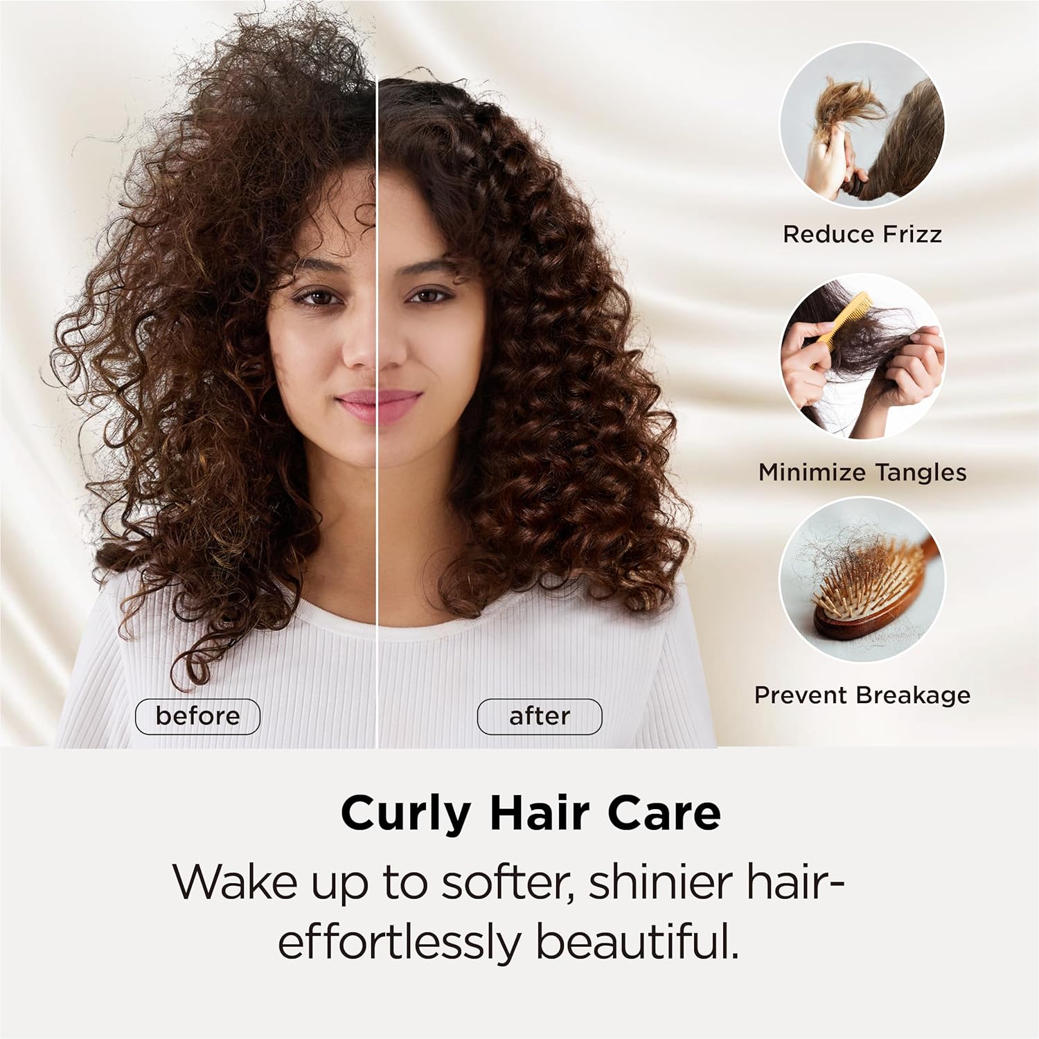 Bedsure Satin Pillowcase, Similar to Silk Pillow Cases Queen Size Set of 2, Cooling Pillow Case Covers with Envelope Closure, Christmas Room Decor Gifts for Women Men, Silver Grey, 20x30 Inches, 2pcs